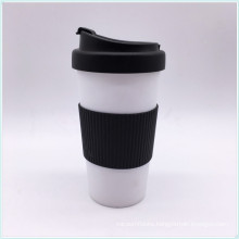 Eco-Friendly Feature and Cups & Saucers BPA Free Plastic PP Coffee Mug with Lid